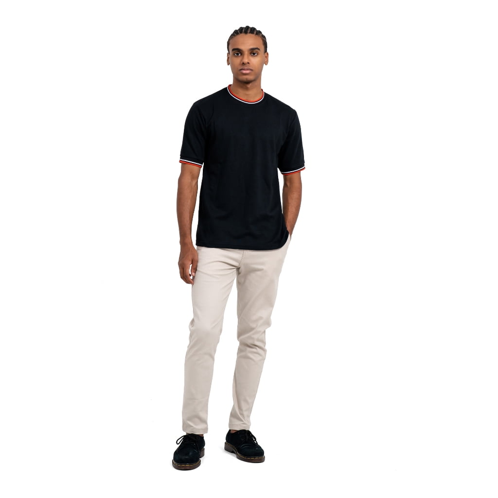 Ribsgold Kaos Pria Lengan Pendek Triblist Relax Fit - Gambar 3