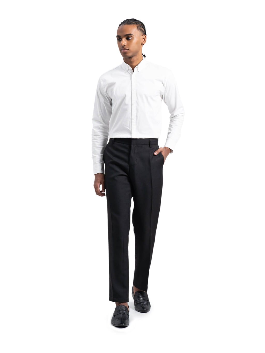 Ribsgold Celana Befor | Celana Bahan Formal Pria Slim Fit - Gambar 5