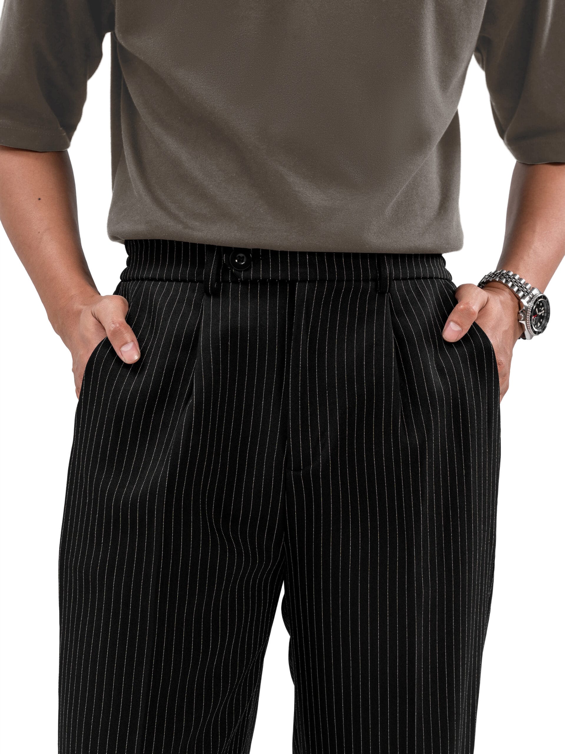 Celana Stripe Erlo Trouser - Gambar 3