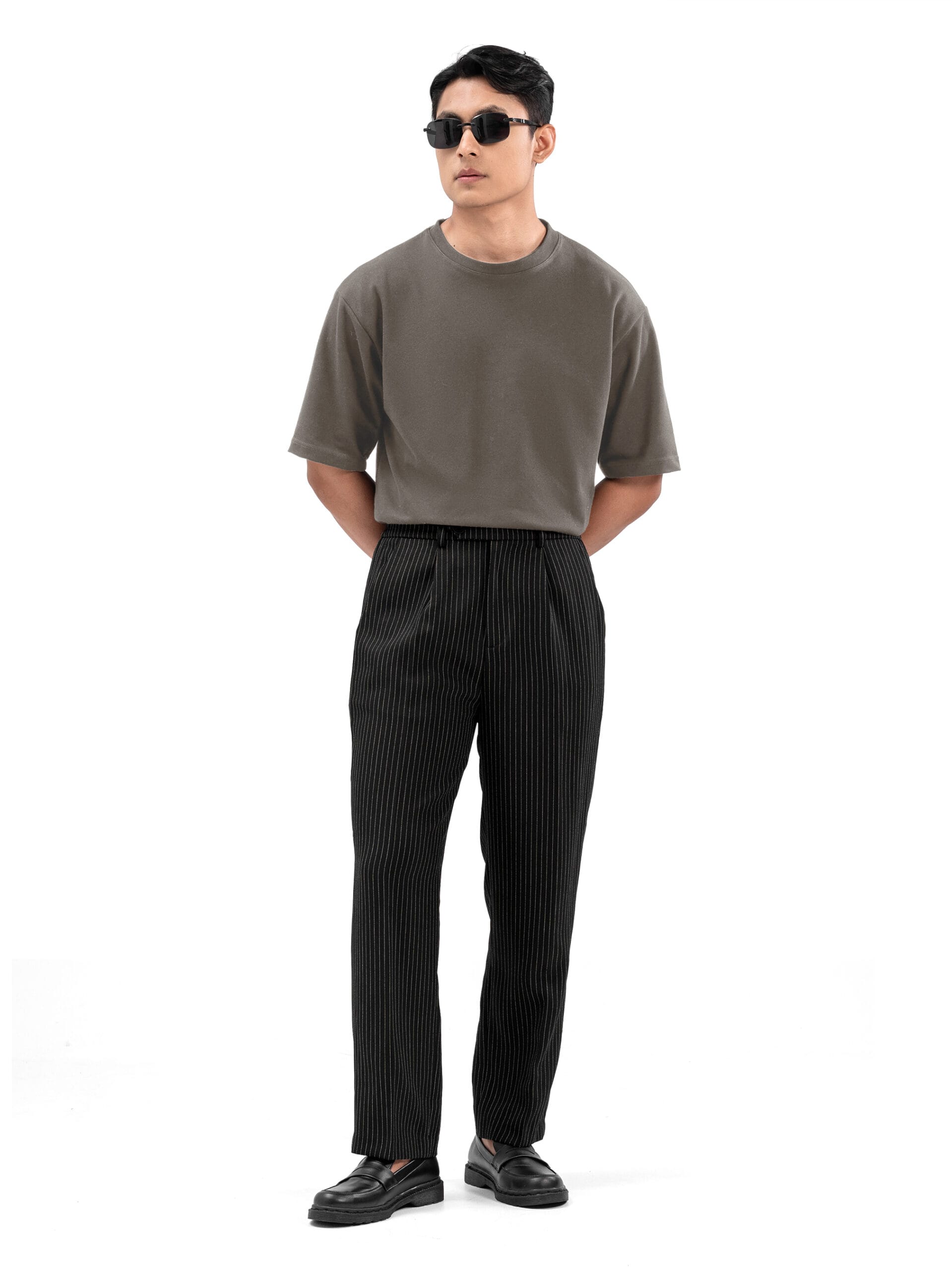 Celana Stripe Erlo Trouser - Gambar 4