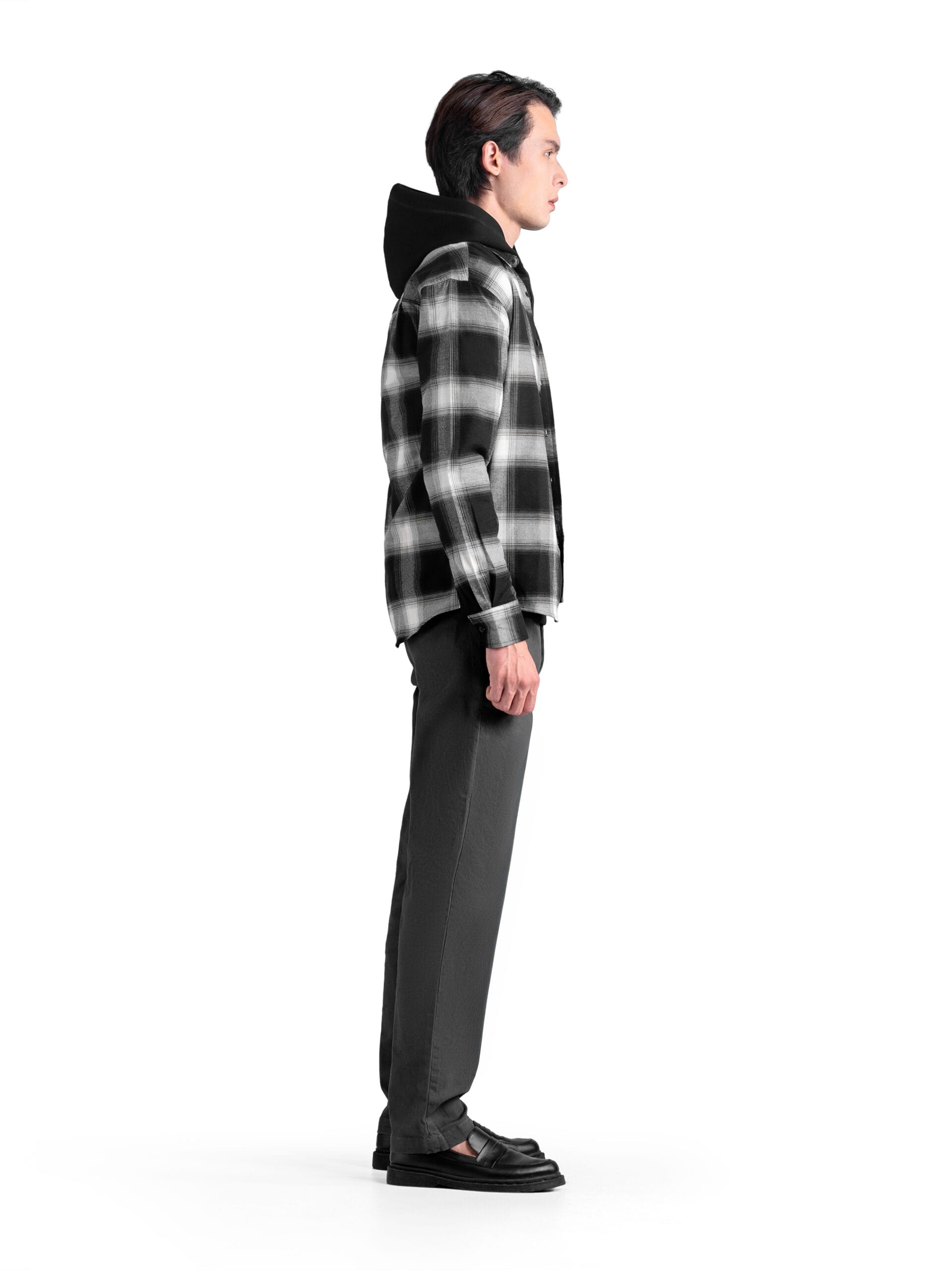 Kemeja Flanel Shadow Plaid - Gambar 5